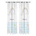 Personalized Name Any Text Rainbow Watercolor Window Curtain  Window Curtain (Large 96 ) View1