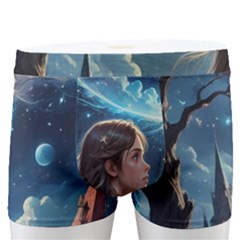 Enchanting Fantasy Night Sky Scene Men s Boxer Briefs