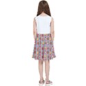 Personalized Name Stripe Chocolate Pattern Kids  Skater Dress Kids  Skater Dress View4