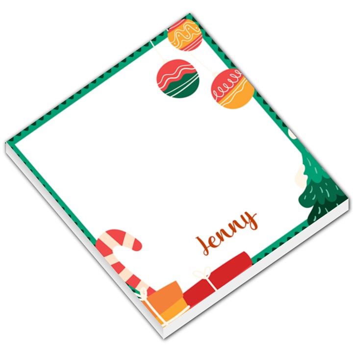 Personalized Christmas Name Any Text Small Memo Pads Small Memo Pads