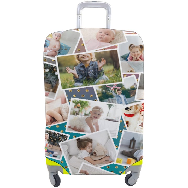 Personalized Photo luggage cover Luggage Cover (Large)
