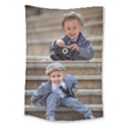 Custom 2 Photo Collage Wall Large Tapestry View1