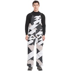 A Minimalist Pattern With Simple Lines And Shapes, Creating A Clean And Modern Aesthetic 07 Men s Side Zip Front Pouch Ski And Snowboard Bib Pants	