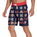 Personalized Couple Photo Many Face Head Men s Beach Shorts View2