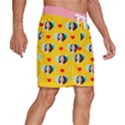 Personalized Photo Many Face Head Heart Men s Beach Shorts View3