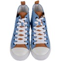 Personalized Photo Pet Name Women s Mid-Top Canvas Sneakers View1