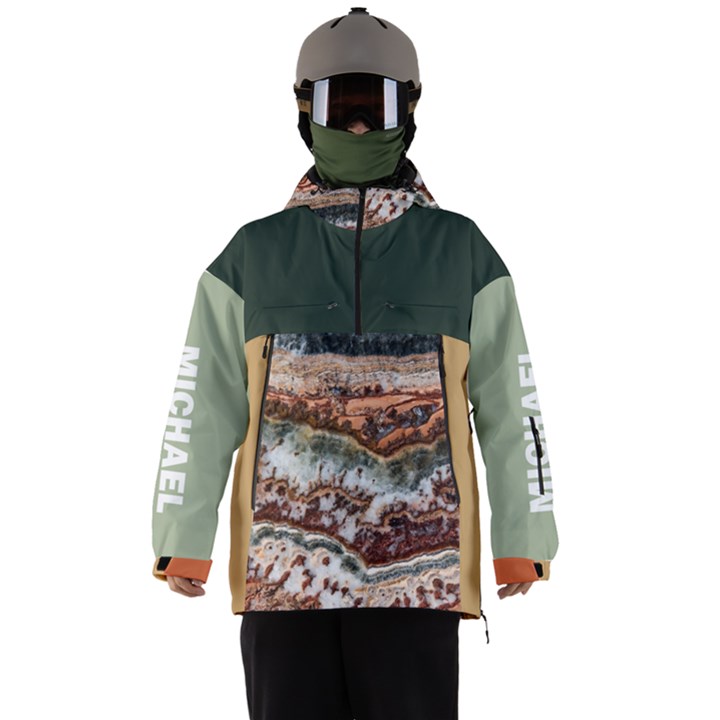 Custom Mix Color Any Text Name Men s Ski and Snowboard Waterproof Breathable Jacket