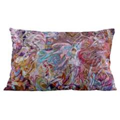 Abstract Waves 16 x24  Lumbar Throw Cushion Case (two Sides)