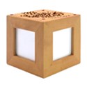 Personalized Best Dad Ever Name Wood Photo Frame Cube View1