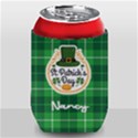 Personalized St Patricks Day Pattern Name Can Cooler View2