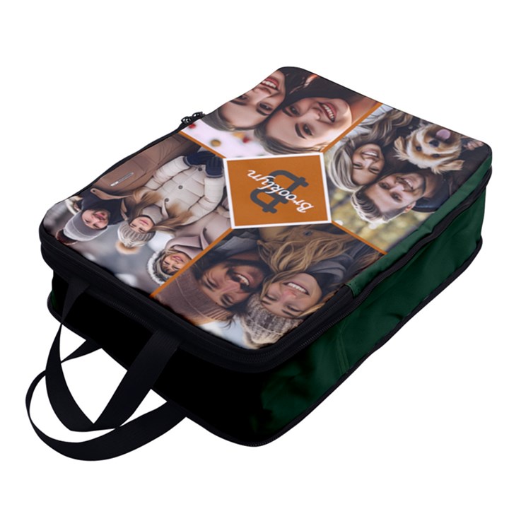 Custom Initial Name Any Text Photo Full Print Foldable Shoe Storage Bag