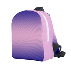 Navy Blue To Cotton Candy Pink Bilinear Gradient Kids  Age 2-4 Lightweight Preschool Backpack