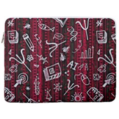 Abstract Pattern Background 17  Vertical Laptop Sleeve Case With Pocket