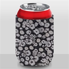 Mid Century Retro Floral 1970s 1960s Pattern 86 Can Holder