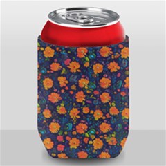 Mid Century Retro Floral 1970s 1960s Pattern 61 Can Holder