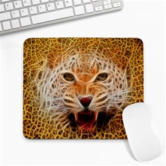 Electrified Fractal Jaguar Large Mousepad