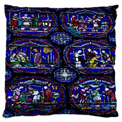 Church Window Canterbury Large Cushion Case (one Side)