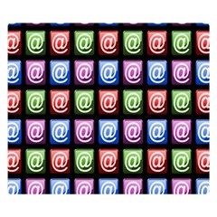 Email At Internet Computer Web Double Sided Flano Blanket (small) 
