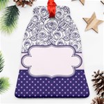 Pattern Purple 2 Bell Ornament (Two Sides) Back