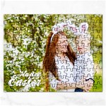 Happy Easter Family bunny Jigsaw Puzzle (Rectangle) Front