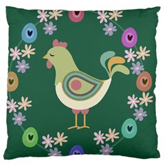 Easter Large Cushion Case (one Side)