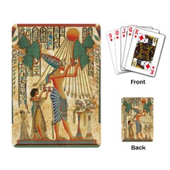 Egyptian Man Sun God Ra Amun Playing Card