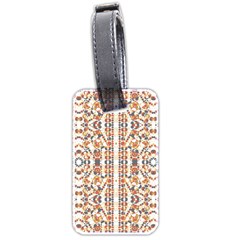 Multicolored Geometric Pattern  Luggage Tags (two Sides)