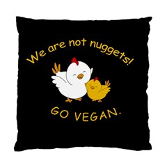 Go Vegan - Cute Chick  Standard Cushion Case (one Side)