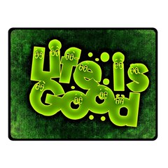 Motivation Live Courage Enjoy Life Fleece Blanket (small)