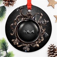 Jesus Round Ornament (two Sides)
