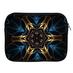 Pattern Texture Copper Teal Design Apple Ipad 2/3/4 Zipper Cases