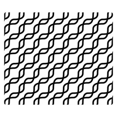 Diagonal Stripe Pattern Double Sided Flano Blanket (small) 