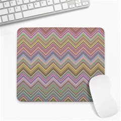 Chevron Colorful Background Vintage Large Mousepads