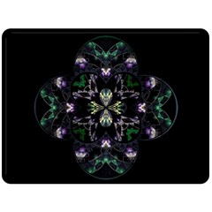 Fractal Fractal Art Texture Fleece Blanket (large) 