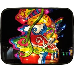 Dragon Lights Centerpiece Fleece Blanket (mini)