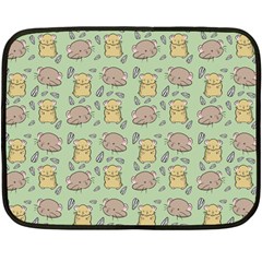 Hamster Pattern Fleece Blanket (mini)