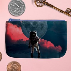 Astronaut Moon Space Planet Large Coin Purse
