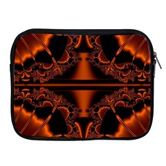 Art Fractal Artwork Creative Black Brown Apple Ipad 2/3/4 Zipper Cases
