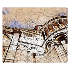 Building Architecture Columns Double Sided Flano Blanket (small) 