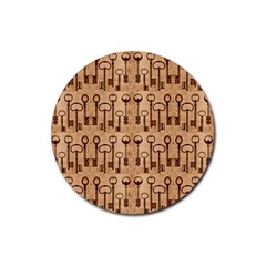 Keys Rubber Coaster (round) 