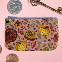 Thanksgiving Pattern Large Coin Purse
