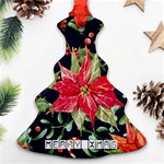 xmas tree Christmas Tree Ornament (Two Sides) Back