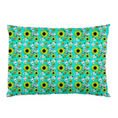 Hawaii Ghost Aqua Pillow Case (two Sides)