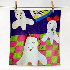 Circus Ghosts Sing Face Towel