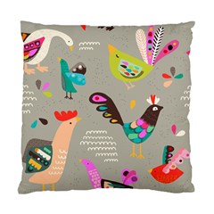 Scandinavian Birds Feather Weather Standard Cushion Case (one Side)