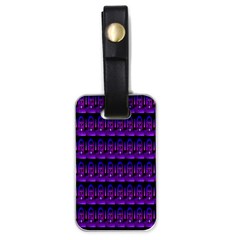 Violet Retro Luggage Tag (one Side)