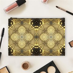 Black And Gold Cosmetic Bag (large)
