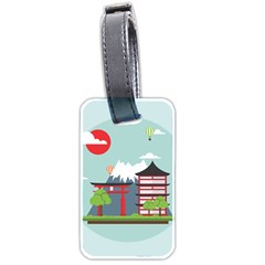Japan-landmark-landscape-view Luggage Tag (two Sides)