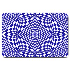 Illusion Waves Pattern Large Doormat 