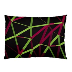 3d Lovely Geo Lines X Pillow Case (two Sides)